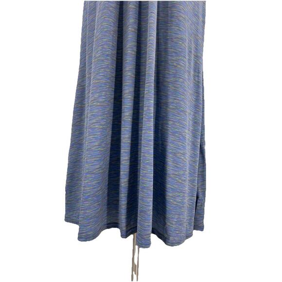 Vintage 90s EXPRESS Maxi Dress Empress Stretch Cap Sleeve GEEK Y2K Size Large - Picture 6 of 10